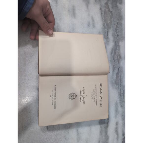 Human Values: An Interpretation of Ethics Based on a Study of Values, 1931 HC - Picture 5 of 7